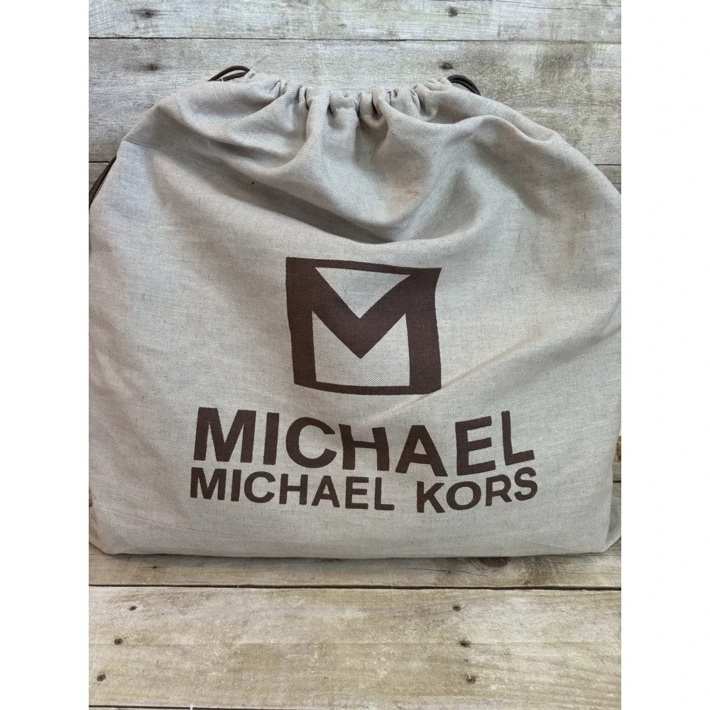 Michael Kors Astor Metallic Gold Snake Ombré Leather Tote, Purse, Bag, New